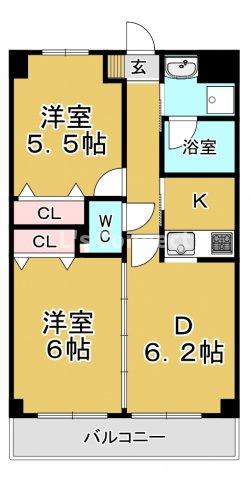 ツインプラザ幸の間取り