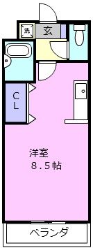 津市大里窪田町のマンションの間取り