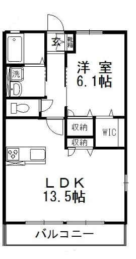 【カビラAの間取り】