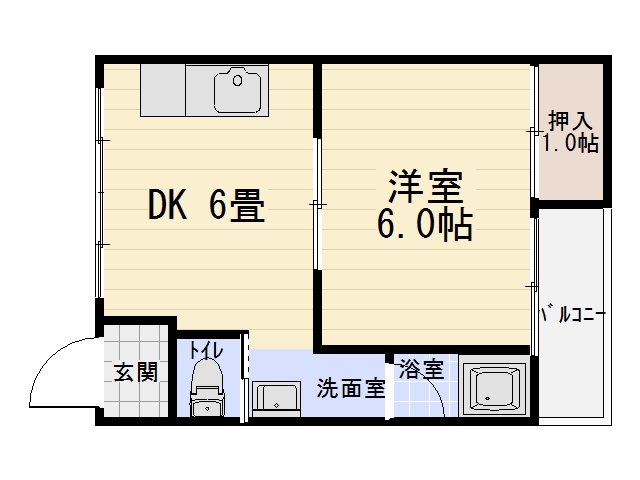 第２島上マンションの間取り