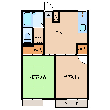 ミルキーハイツの間取り