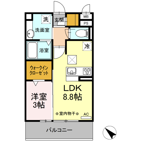 マルシェIIの間取り