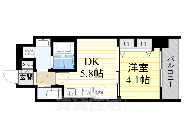 スプランディッド安土町の間取り