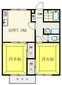 エステートピア菱山の間取り