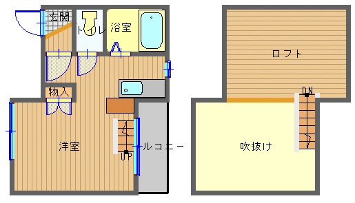 フレグランス西坂の間取り