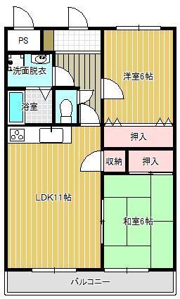 サンセール友愛の間取り