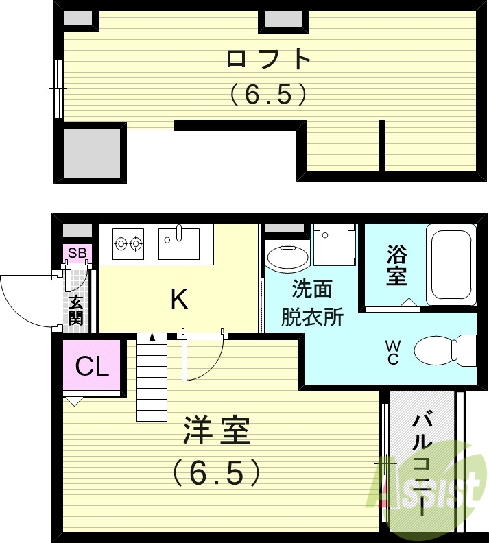 エルマールの間取り