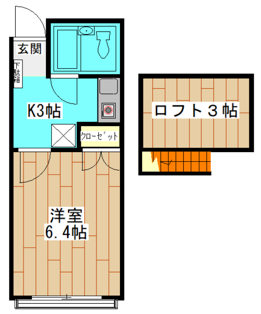 プチハウスの間取り