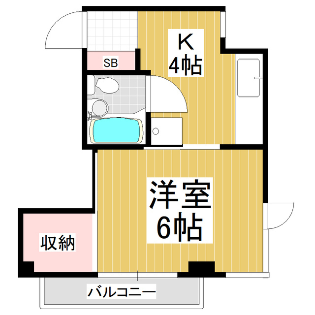 マンションＴＯＭＯの間取り