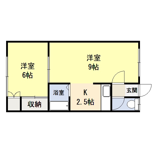 エスレイア共栄町の間取り