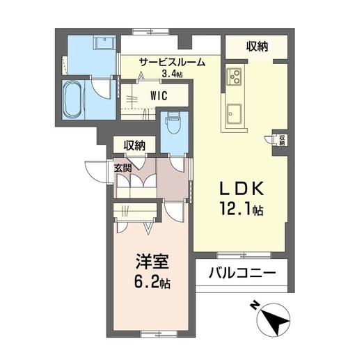 SHM　アインスハイムの間取り