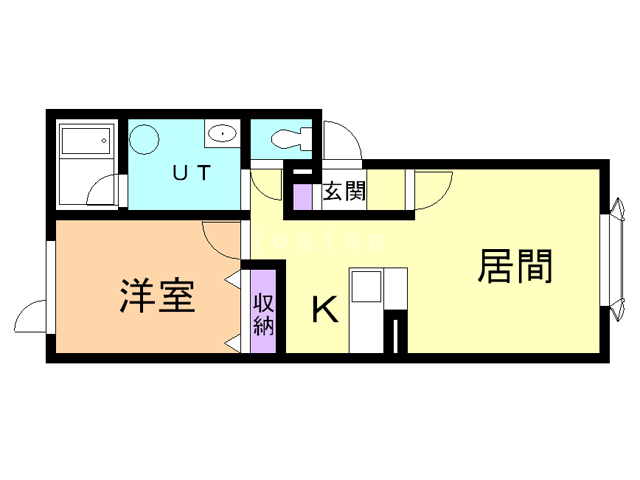 エスティドーム栄町の間取り