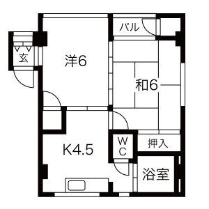 たなべ荘の間取り