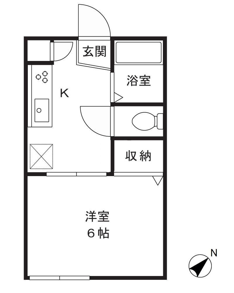 リベラルEの間取り