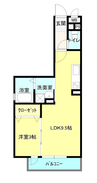 ｒｏｉ　ｄｅｌ’ｏｕｒｓの間取り