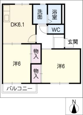 カーサ滝ノ水　Ｃ棟の間取り