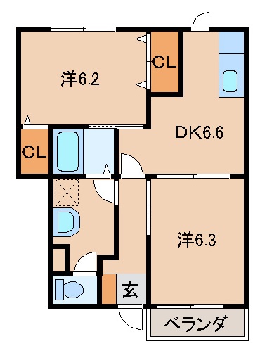 プレンティIIの間取り