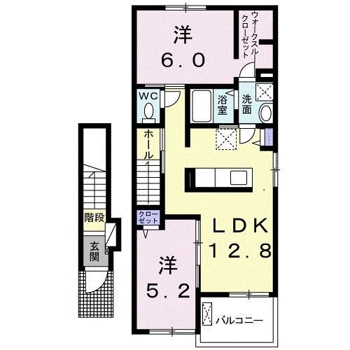 【シェルブルーII　Ｃの間取り】