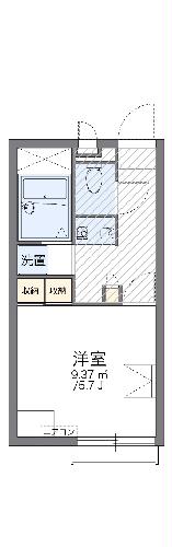 レオパレスＮＡＧＡＫＵＲＡIIの間取り