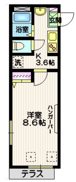 キャトルセゾン　あざみ野の間取り