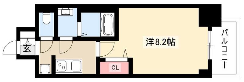 プレサンス丸の内アデルの間取り