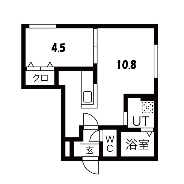 【ｐａｔｉｏ豊平公園の間取り】