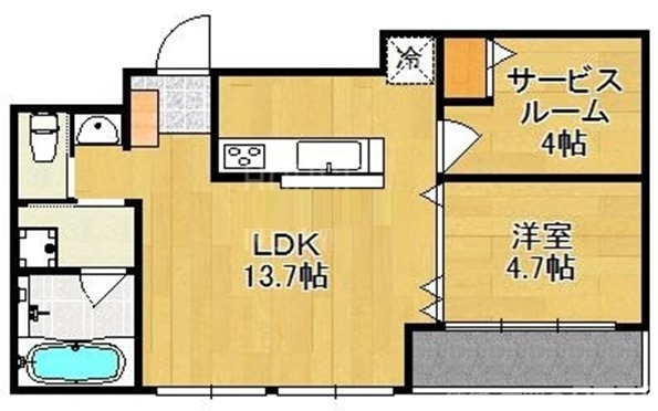 エバーグレース御所南の間取り