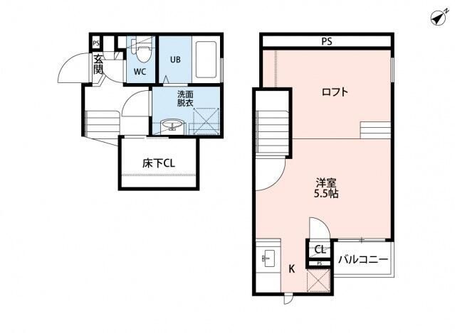 ＣＢヴィレッタししぶ駅前の間取り