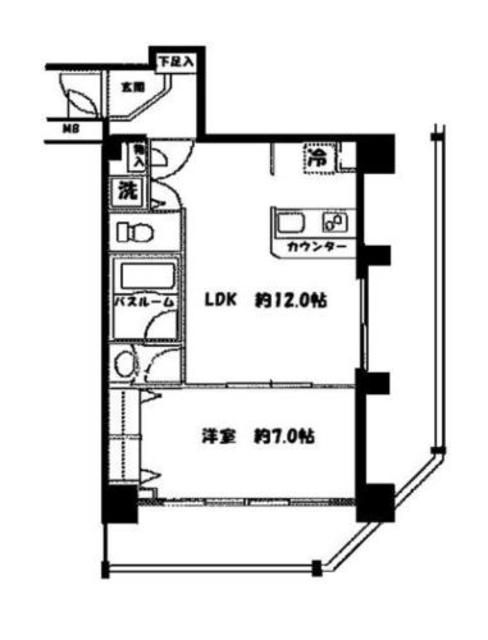 レジディア神田東の間取り