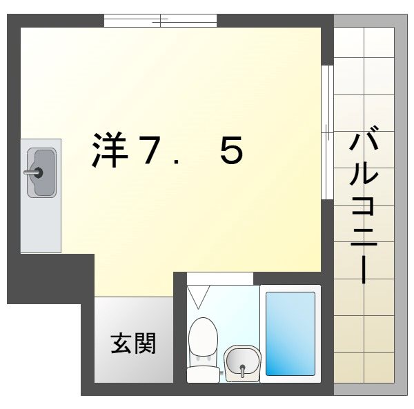 プレアール古川橋の間取り