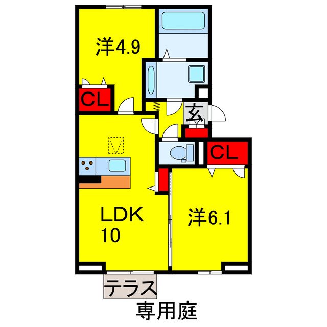 パストラルの間取り