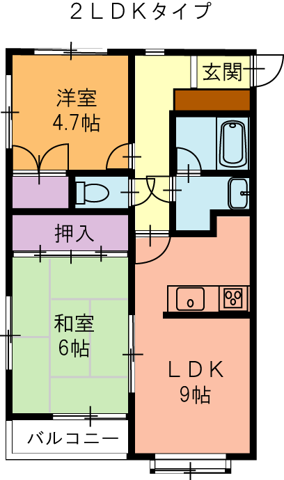 ルミエール・Nの間取り