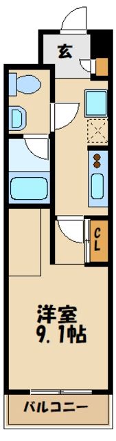 【多摩市豊ヶ丘のマンションの間取り】