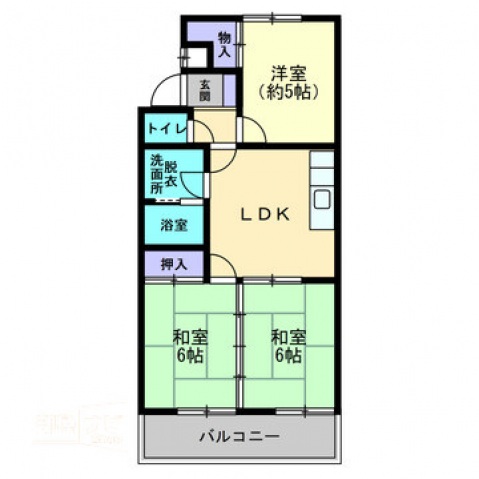 リゾートビラ西戸崎の間取り