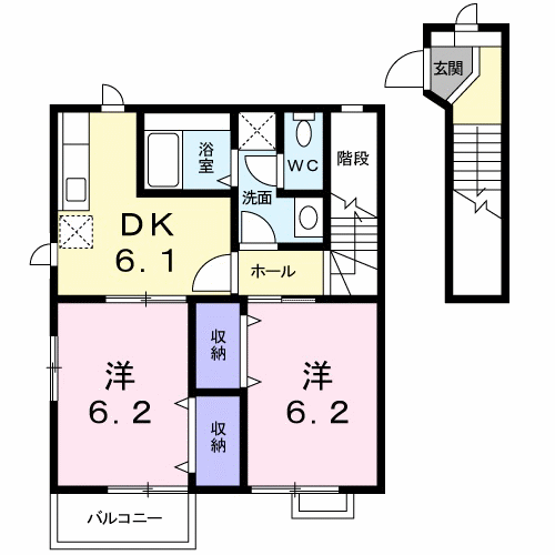 【マリアージュの間取り】