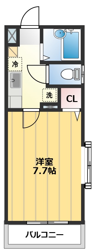 センチュリーコート本川越の間取り