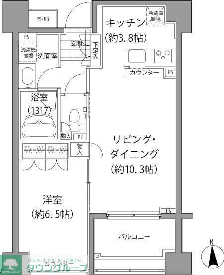 エーデル練馬の間取り