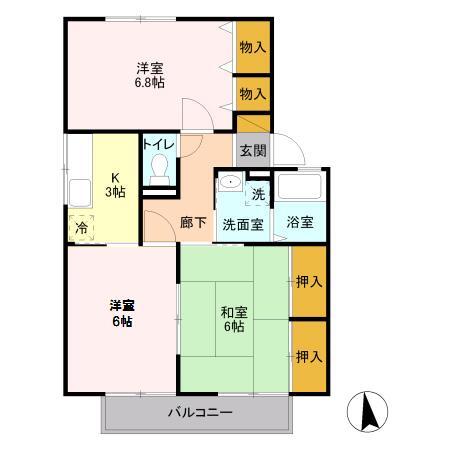 ヴェルジェ　Iの間取り