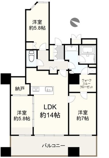 ブランズシティ守谷の間取り