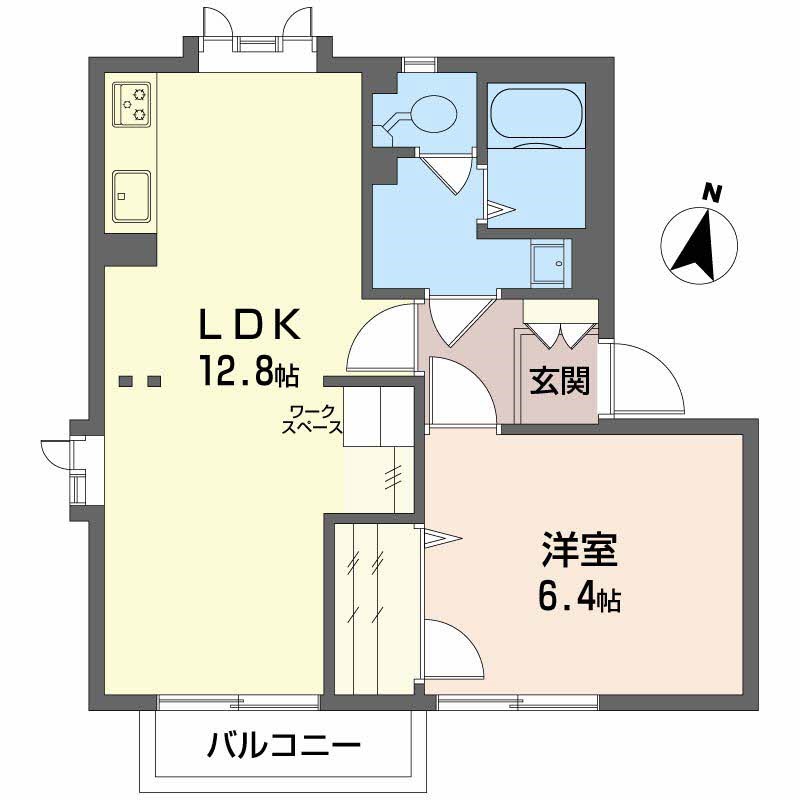 グランドリジェールII　E棟の間取り