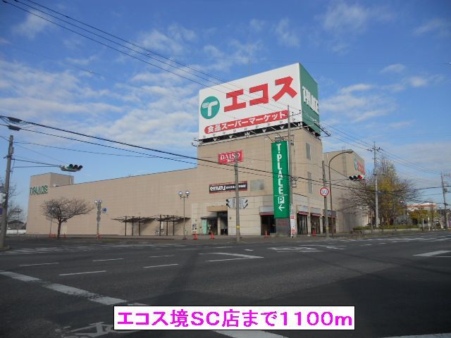 スーパー　エコス境ＳＣ店（スーパー）まで1100m
