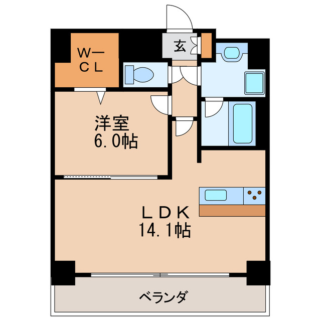 プレサンス錦プレミアムの間取り写真