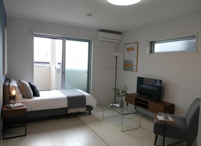 居室・リビング　ＣＧ合成写真の為、家具、家電無し