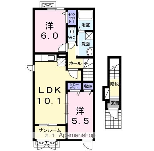 アンシャンテ・ル・シエル_間取り_0