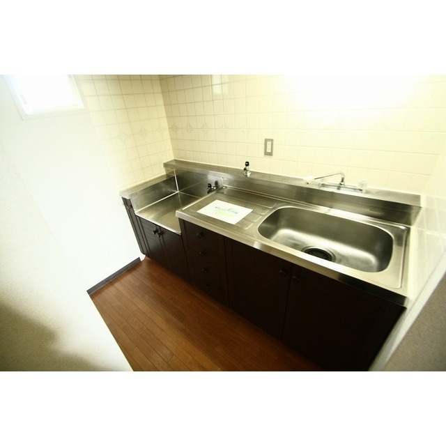 キッチン　ガスコンロ設置可