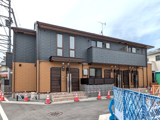 建物外観　建築中