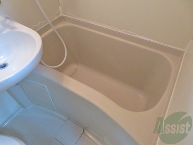 バス・シャワールーム　シンプルなお風呂です。ゆったりとお入りください。