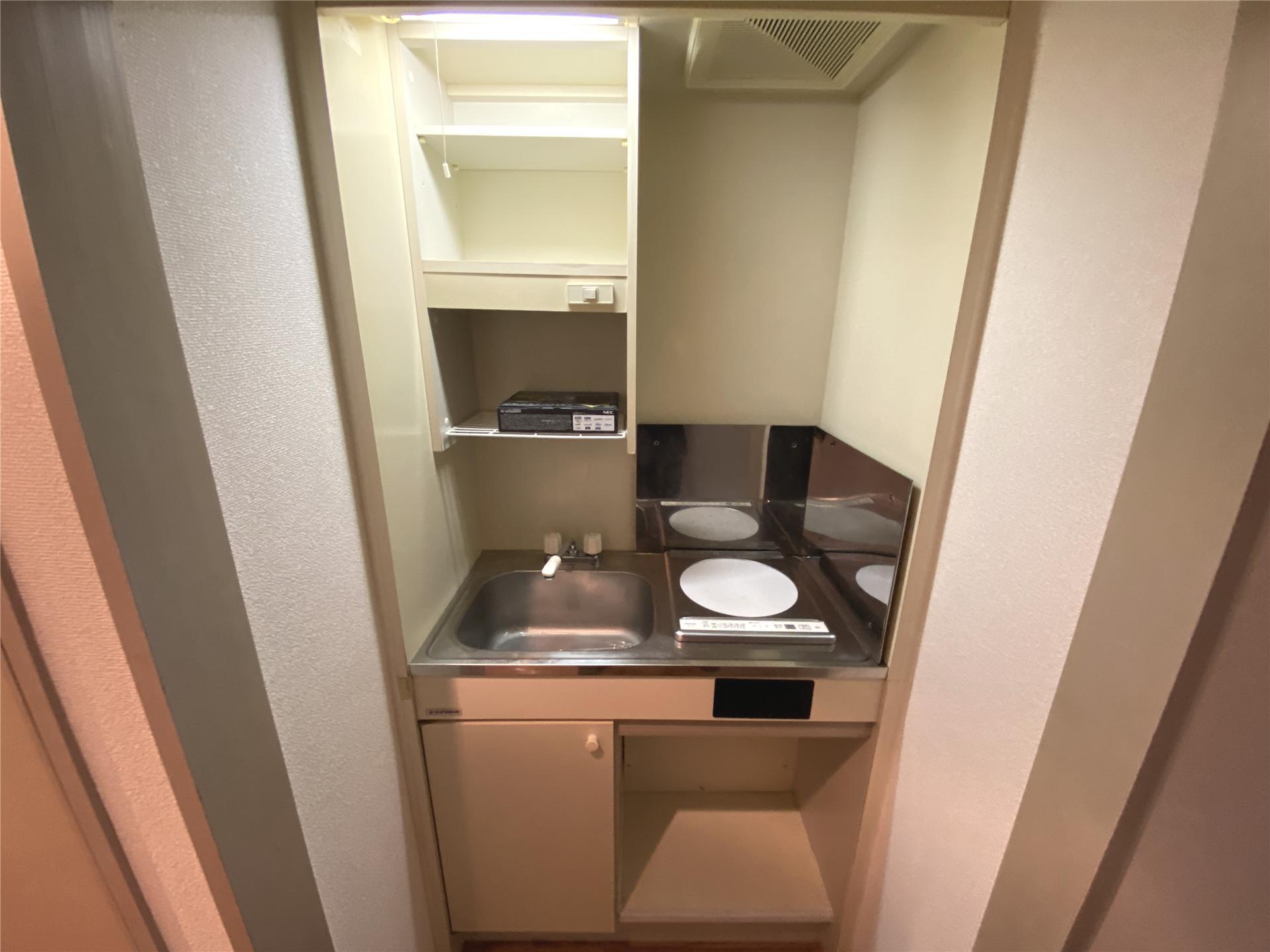 キッチン　１口IHコンロ付のキッチンです