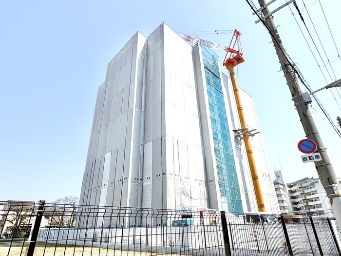 建物外観　建築中