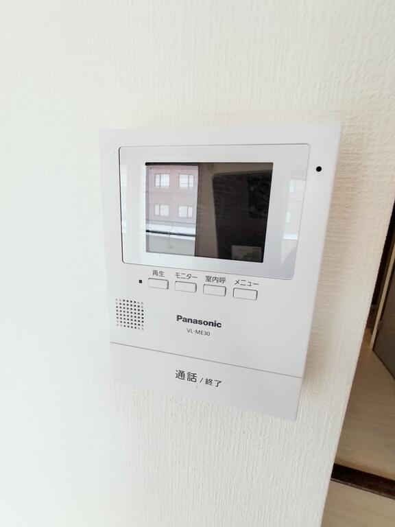 セキュリティ　TVモニターホンでお客様のお顔も見えて安心です！